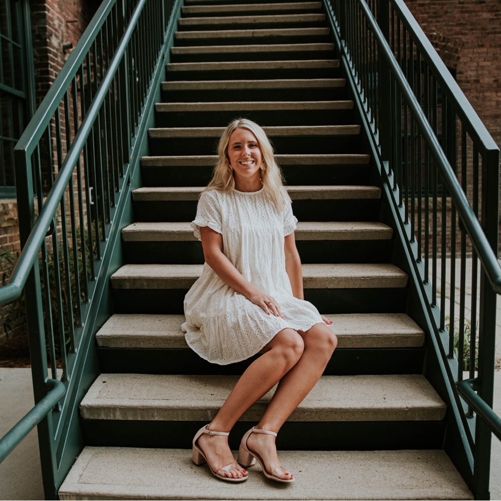 White ruffle dress - Picture 7 of 8